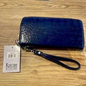 Blue wallet